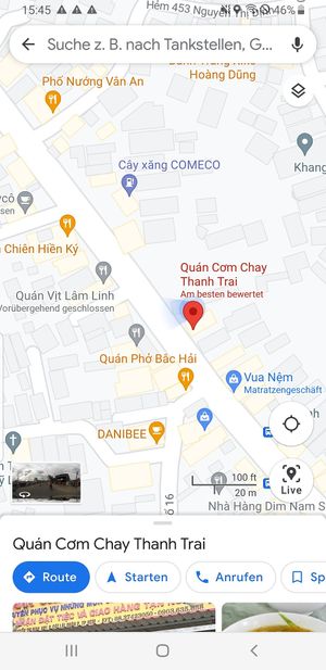 Map at Thanh Trai in Ho Chi Minh City