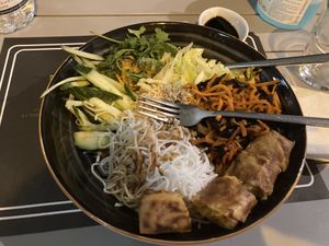 Vegan salad at Hanoi in Athens