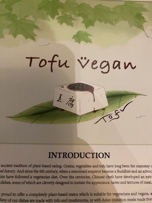 Tofu vegan #Veganuary at Tofu Vegan - Spitalfields in East London