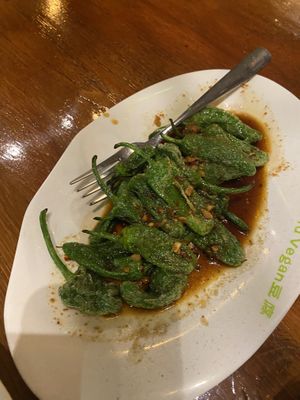Padron peppers   at Tofu Vegan - Spitalfields in East London