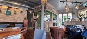 Inside just after opening. at Tofu Vegan - Spitalfields in East London