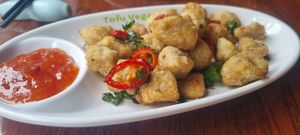 Chicken salt and pepper at Tofu Vegan - Spitalfields in East London