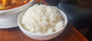 Rice at Tofu Vegan - Spitalfields in East London