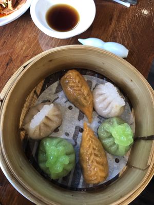 Dim sum  at Tofu Vegan - Spitalfields in East London