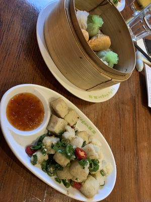 Salt and Pepper Tofu  at Tofu Vegan - Spitalfields in East London