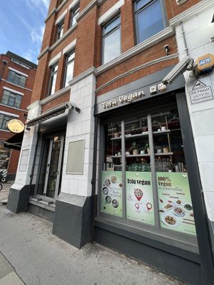 Location   at Tofu Vegan - Spitalfields in East London