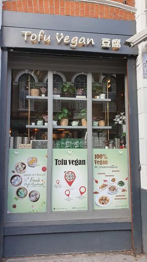 Outside   at Tofu Vegan - Spitalfields in East London