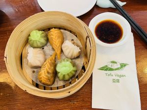Assorted Dim Sum 🥟   at Tofu Vegan - Spitalfields in East London