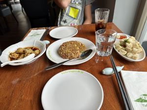 Tasty, tasty food!  at Tofu Vegan - Spitalfields in East London