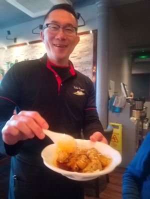 Wonderful Vincent who was exceptional ✨👌 at Tofu Vegan - Spitalfields in East London