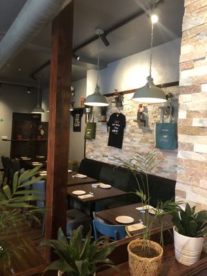 Interior  at Tofu Vegan - Spitalfields in East London