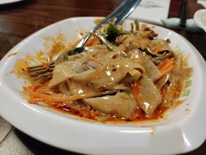 Best dish: sweet potato cold noodle starter at Tofu Vegan - Spitalfields in East London