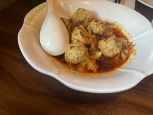 WanTans   at Tofu Vegan - Spitalfields in East London