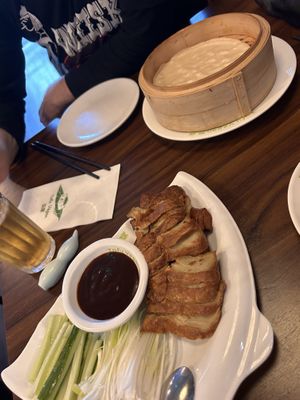 Duck - recommendd  at Tofu Vegan - Spitalfields in East London