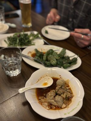 Wontons  at Tofu Vegan - Spitalfields in East London