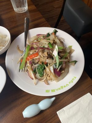 Ho fun noodle (gluten-free)  at Tofu Vegan - Spitalfields in East London