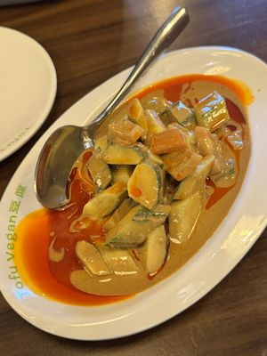 Cucumbers   at Tofu Vegan - Spitalfields in East London