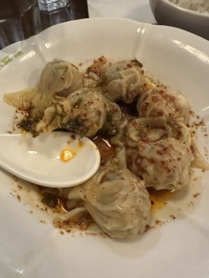 House dumplings  at Tofu Vegan - Spitalfields in East London
