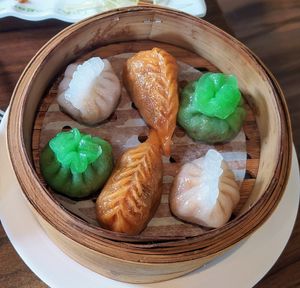 Assorted Dim Sum at Tofu Vegan - Spitalfields in East London