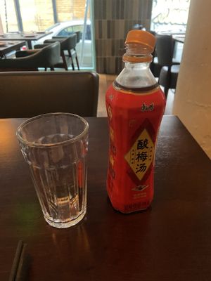 Plum juice: quite nice, not too sweet  at Tofu Vegan - Spitalfields in East London