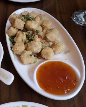 Salt and pepper tofu at Tofu Vegan - Spitalfields in East London