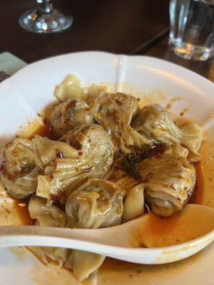 Wonton  at Tofu Vegan - Spitalfields in East London