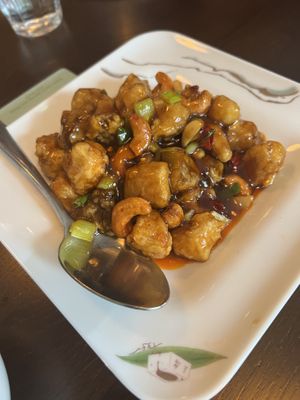 Mushroom cashew   at Tofu Vegan - Spitalfields in East London