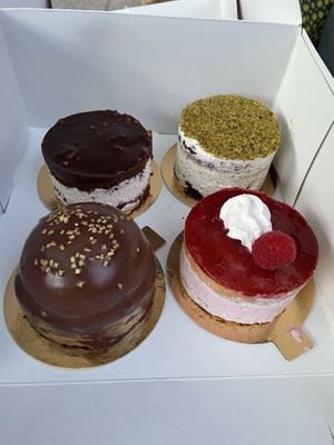 Various cakes an desserts  at Café Allerlei in Trier