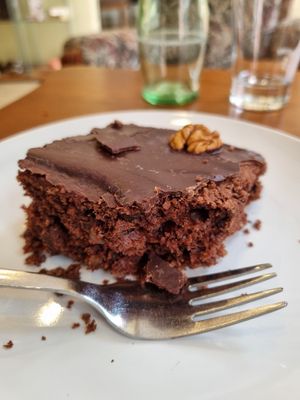 Brownie at Café Allerlei in Trier