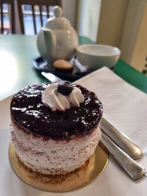 Blueberry Törtchen at Café Allerlei in Trier
