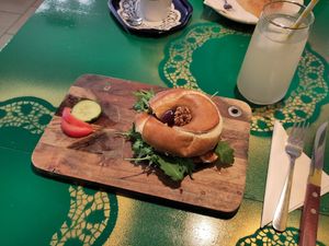 Laugenbagel at Café Allerlei in Trier