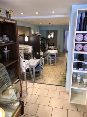 Inside at Café Allerlei in Trier