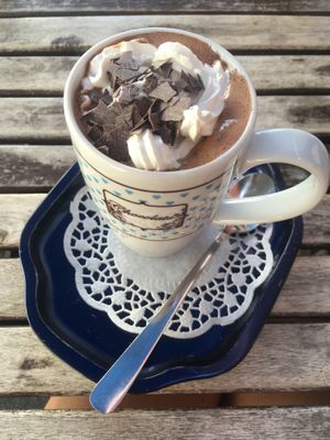 Dark chocolate milk at Café Allerlei in Trier