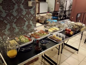 All you can eat buffet on Saturdays (most of it vegan but everything at least vegetarian) at Café Allerlei in Trier