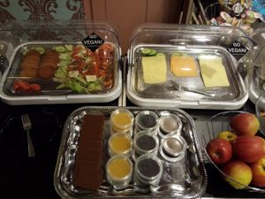 All you can eat buffet on Saturdays (most of it vegan but everything at least vegetarian) at Café Allerlei in Trier