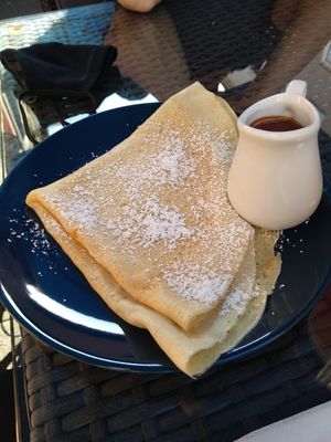 Crêpes mit Schokosauce at Café Allerlei in Trier