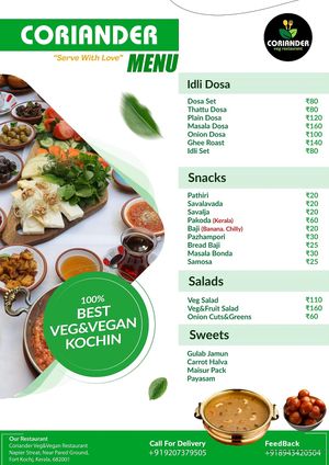  at Coriander in Kochi