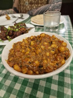 Chana Masala at Coriander in Kochi