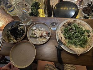   at Vegitalian Pizza Bar in Utrecht