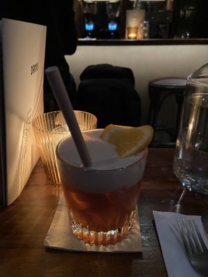 Amaretto sour: tasty, but the one at Gys is slightly better  at Vegitalian Pizza Bar in Utrecht