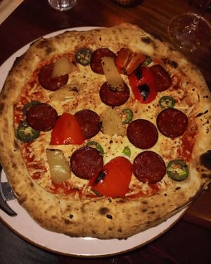 No pepperoni at Vegitalian Pizza Bar in Utrecht