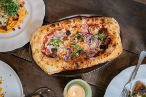  at Vegitalian Pizza Bar in Utrecht