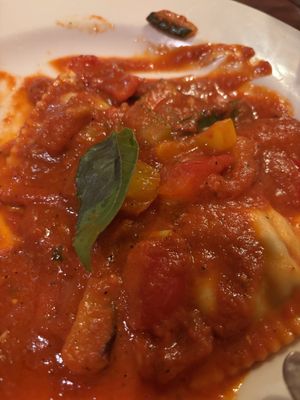 Vegan raviolis   at Antico Forno in Boston