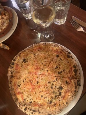 Napoletana pizza (add numu cheese)  at Antico Forno in Boston