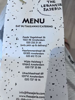   at The Lebanese Sajeria - Haarlemmerstraat in Amsterdam