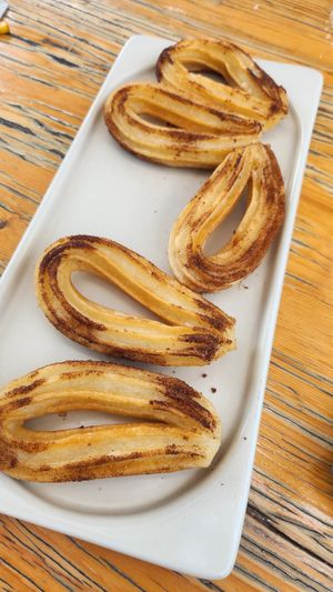 Churros at Bocciabahn Tübingen - Juegos de Bochas in Tubingen