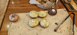 Hanukkah special donuts at Yogalah Bakery & Café in Pardes Hanna-karkur