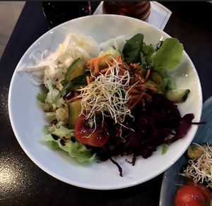 Side salad. Tasty  at Café Hurricane in Kassel