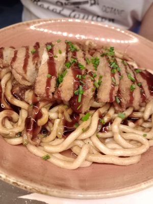 Corral Vegan Yaki Udon at UDON in La Jonquera