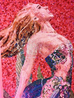 Decor inside restaurant   at Sexy Fish in Miami